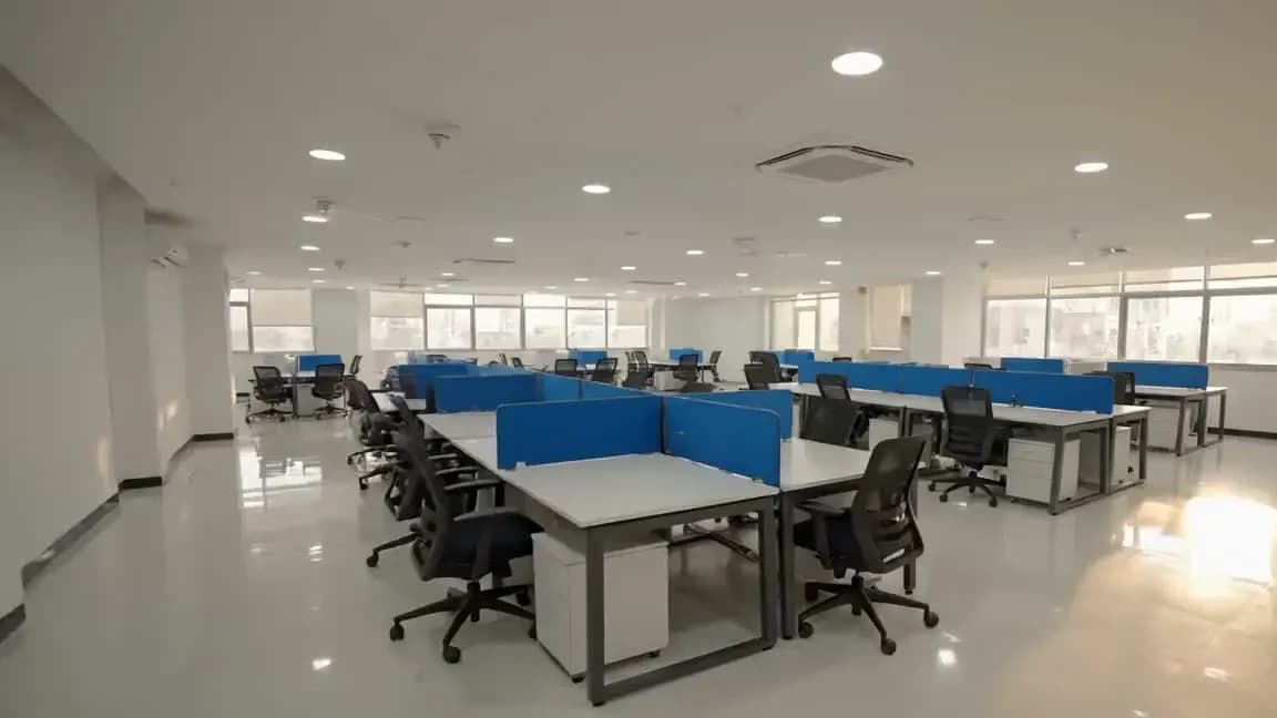 Office floor fitted out by Bhavya Enterprises