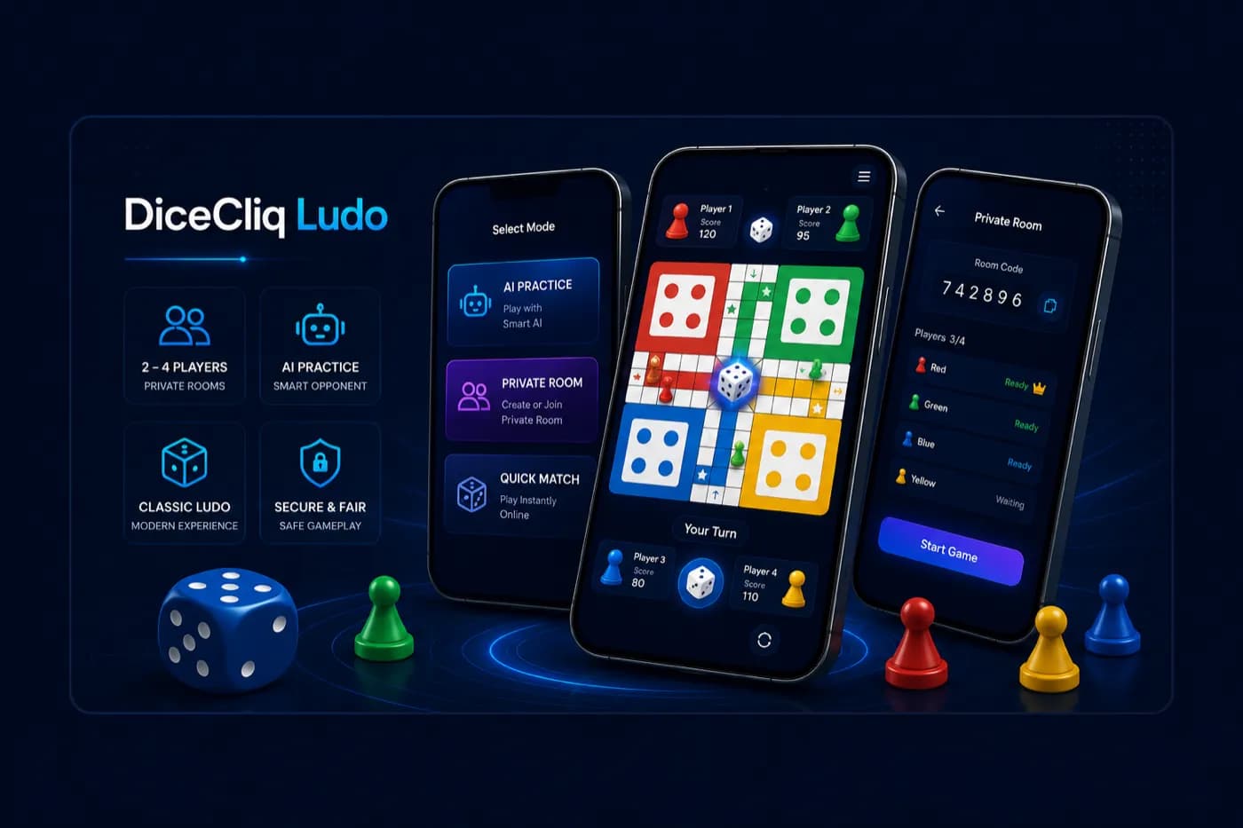 DiceCliq Ludo