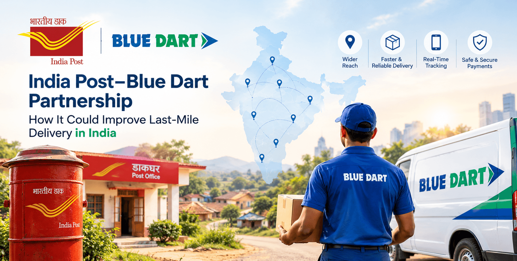 India Post–Blue Dart Partnership: How It Could Improve Last-Mile Delivery in India